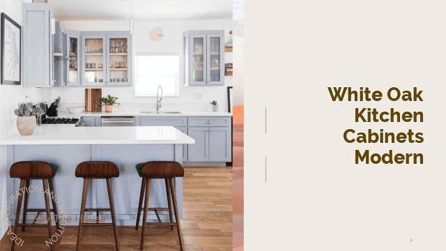 white oak kitchen cabinets modern