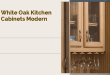 white oak kitchen cabinets modern